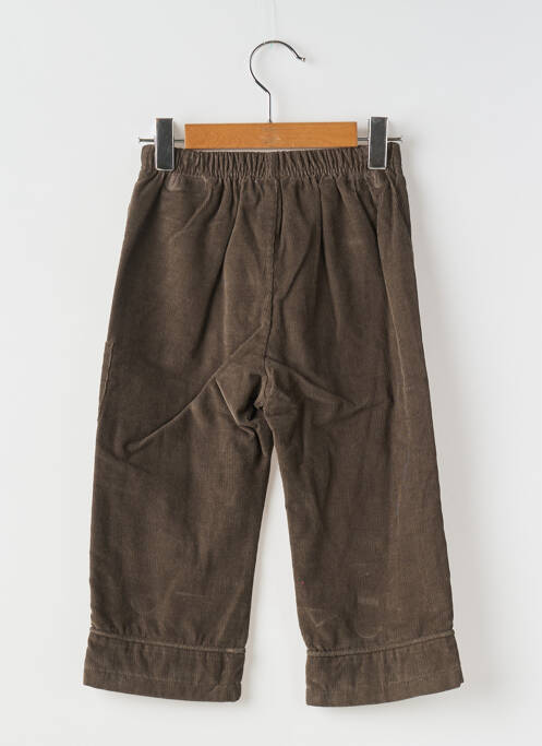 Pantalon droit marron COUDEMAIL pour fille