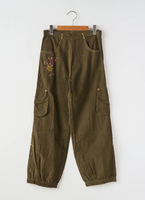 Pantalon droit vert POMME FRAMBOISE pour fille