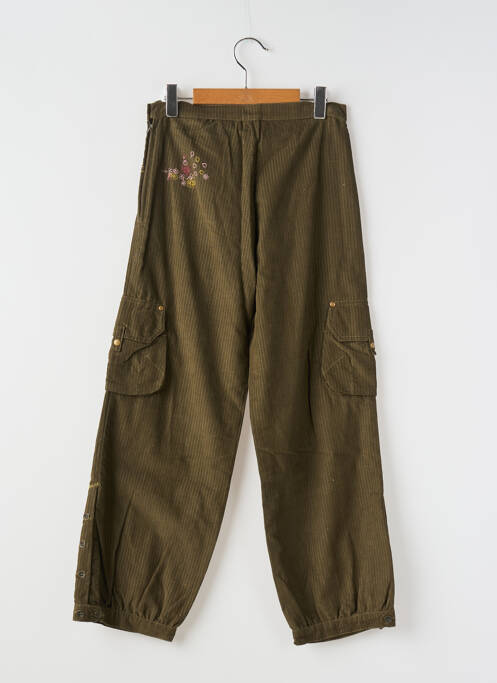 Pantalon droit vert POMME FRAMBOISE pour fille