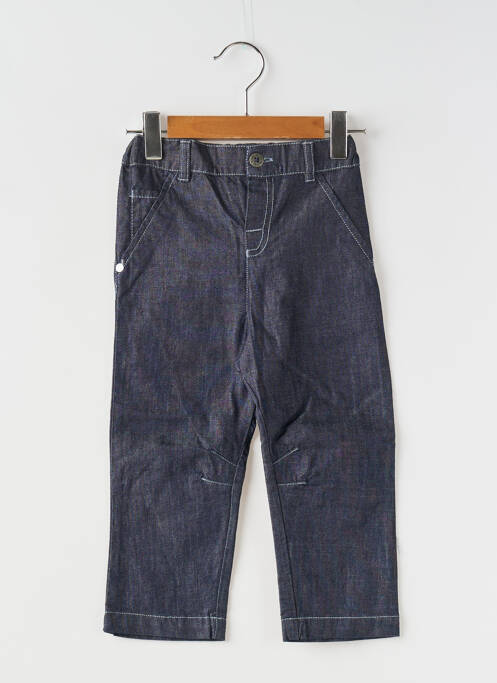 Pantalon droit bleu fonce ELLE EST OU LA MER pour garçon