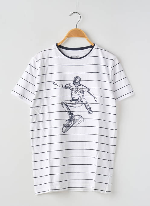 T-shirt blanc NUKUTAVAKE pour garçon