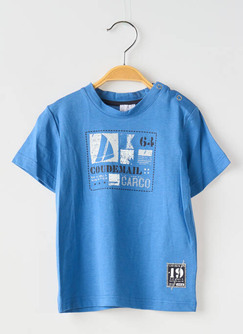T-shirt bleu COUDEMAIL pour garçon