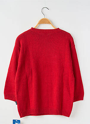 Pull stretch manches longues rouge KANZ garçon