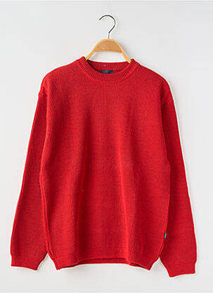 Pull stretch manches longues rouge COUDEMAIL garçon