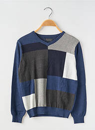 Pull stretch manches longues bleu NUKUTAVAKE garcon