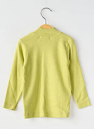 Sous-pull stretch manches longues vert BERLINGOT fille