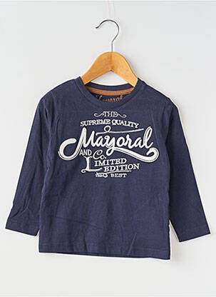 T-shirt manches longues manches longues bleu MAYORAL garcon