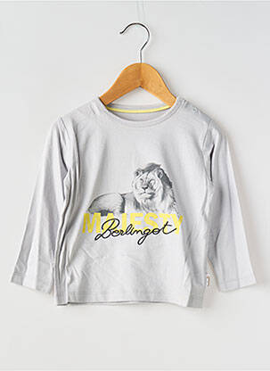 T-shirt manches longues manches longues gris BERLINGOT garçon