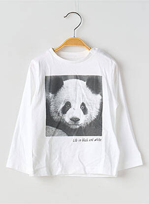 T-shirt manches longues manches longues blanc MAYORAL garçon