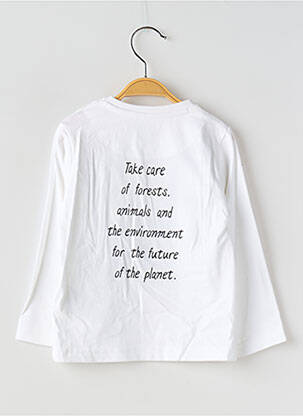 T-shirt manches longues manches longues blanc MAYORAL garçon