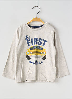 T-shirt manches longues manches longues gris MAYORAL garçon