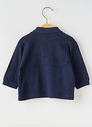 Polo stretch manches longues bleu PIRULO fille