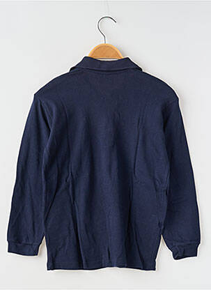 Polo stretch manches longues bleu PIRULO fille