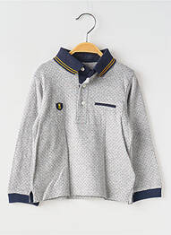 Polo manches longues manches longues gris MAYORAL garcon