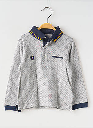 Polo manches longues manches longues gris MAYORAL garcon