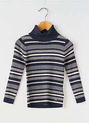 Pull col roulé bleu MAYORAL pour fille seconde vue