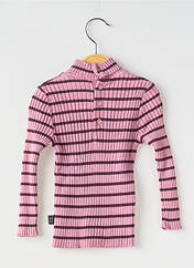 Pull col roulé rose COUDEMAIL pour fille seconde vue