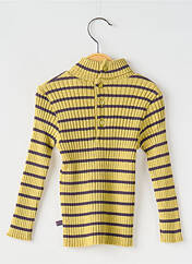 Pull col roulé vert COUDEMAIL pour fille seconde vue