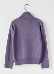 Pull col roulé violet MAYORAL pour fille seconde vue