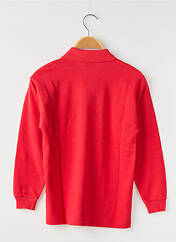 Polo rouge COUDEMAIL pour garçon seconde vue