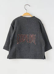 Sweat-shirt gris COUDEMAIL pour garçon seconde vue