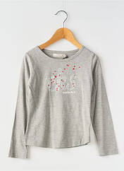T-shirt gris CKS pour fille seconde vue