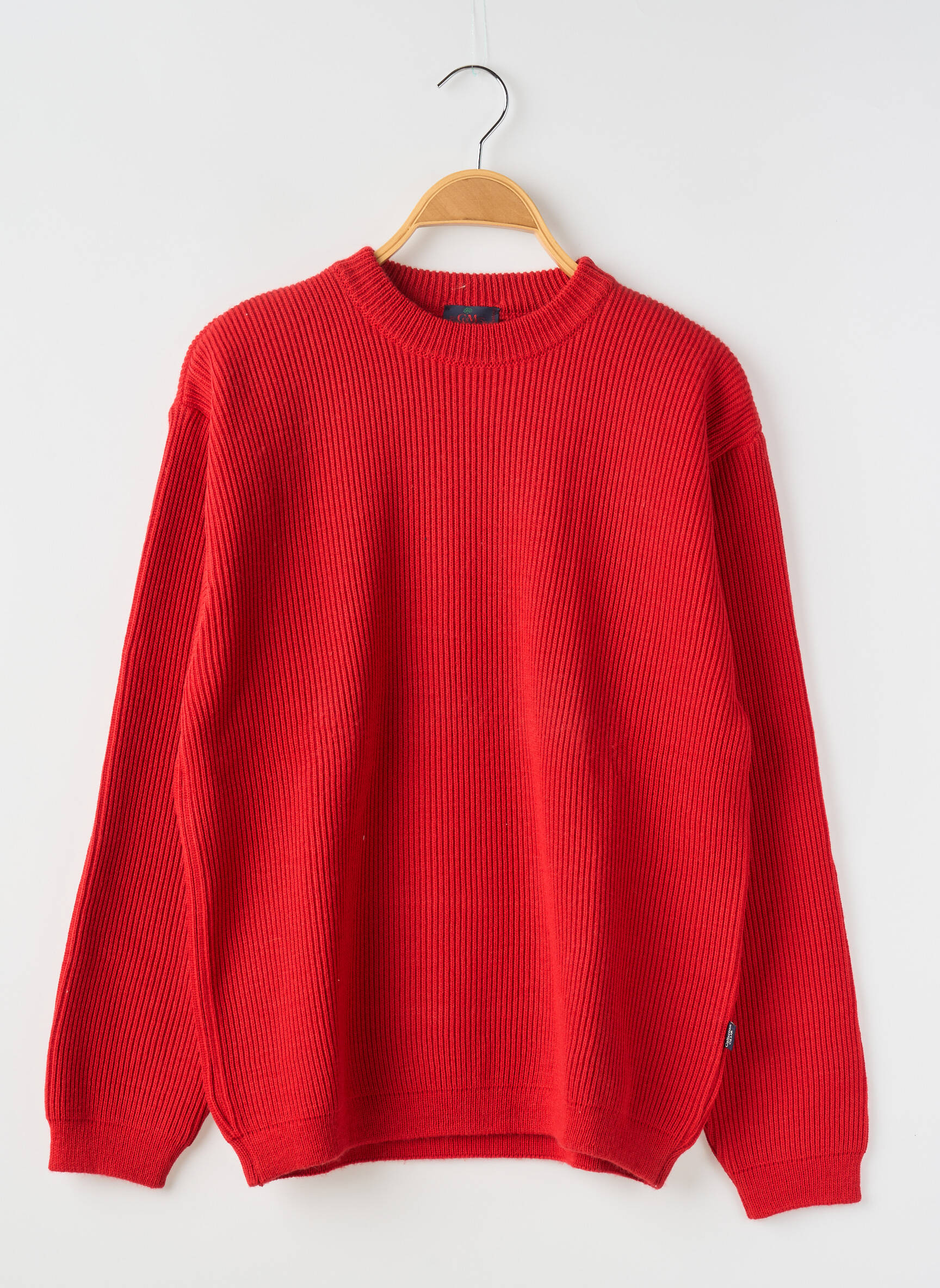Pull stretch manches longues rouge COUDEMAIL garçon