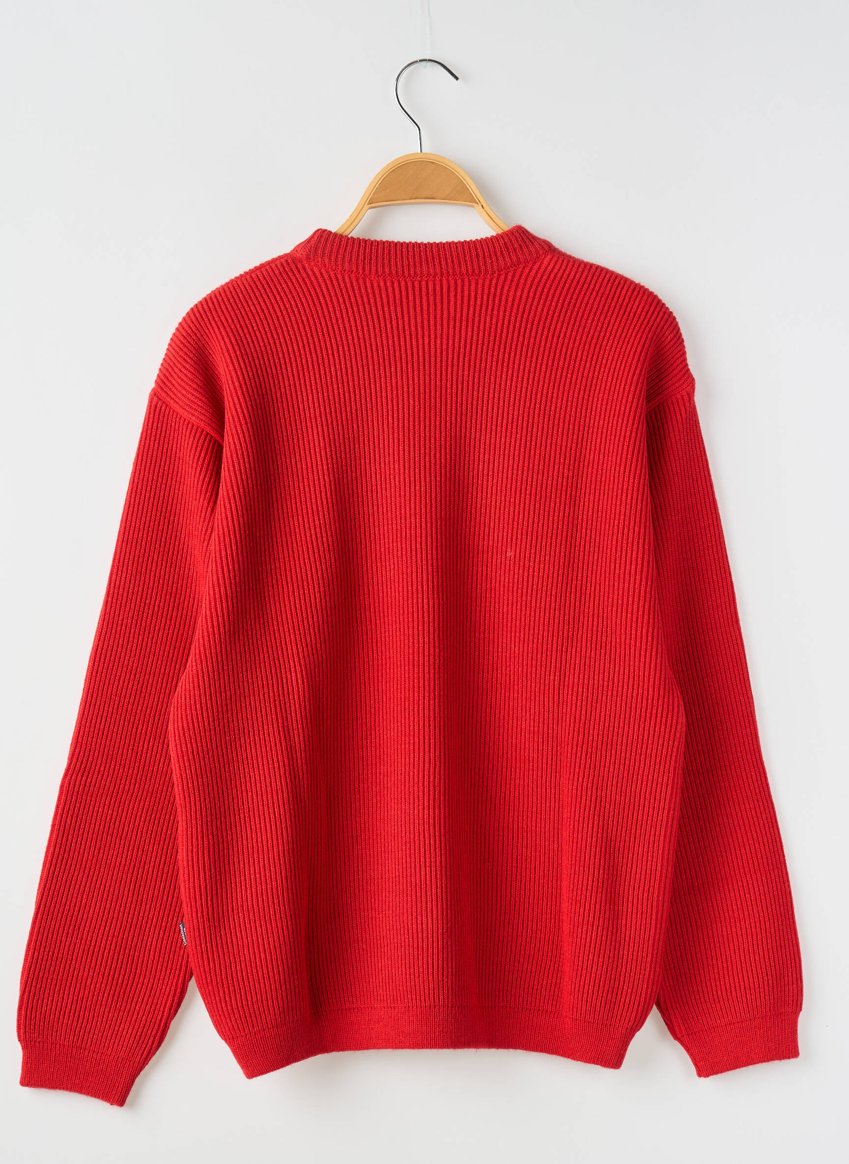 Pull stretch manches longues rouge COUDEMAIL garçon