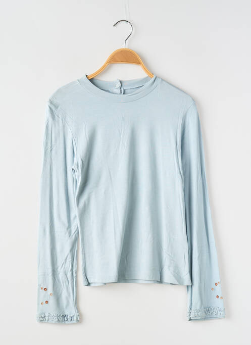T-shirt coupe cintrée manches longues gris POMME FRAMBOISE fille