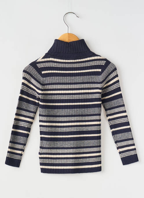 Pull col roulé bleu MAYORAL pour fille