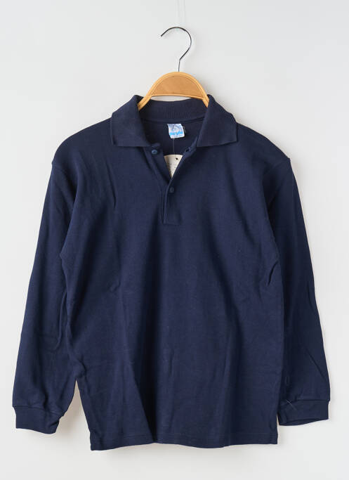 Polo bleu PIRULO pour fille