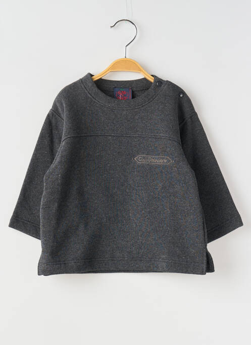 Sweat-shirt gris COUDEMAIL pour garçon