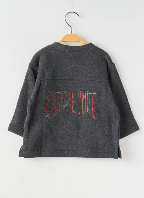 Sweat-shirt gris COUDEMAIL pour garçon