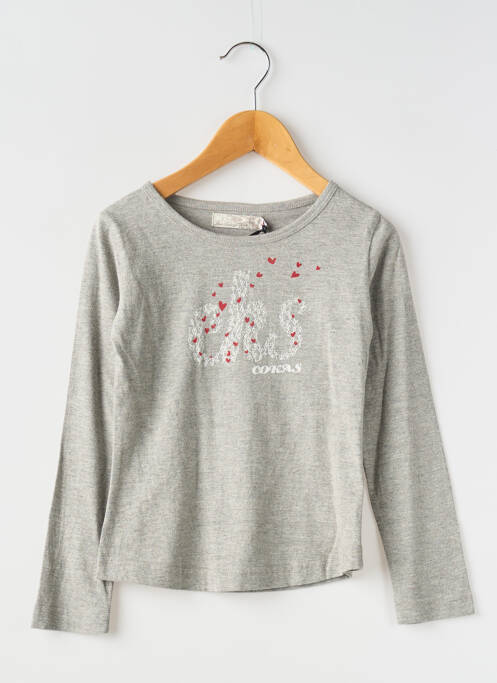 T-shirt gris CKS pour fille