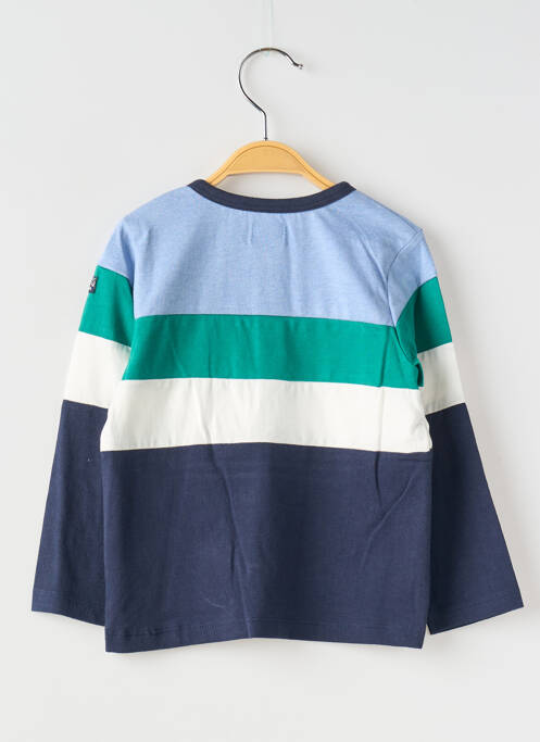 T-shirt bleu ELLE EST OU LA MER pour garçon