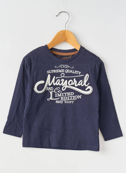T-shirt bleu MAYORAL pour garçon
