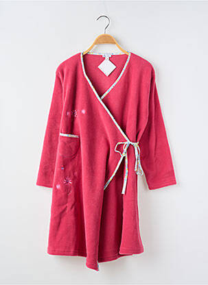 Robe de chambre manches longues rose TITI DE LA LUNE fille