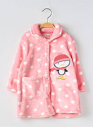 Robe de chambre poches rose MINI BOL fille