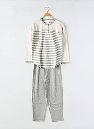 Pyjama manches longues gris BELAMY garcon