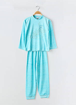 Pyjama manches longues bleu TITI DE LA LUNE garçon