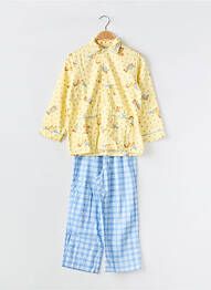 Pyjama coupe droite jaune BFD CREATION enfant