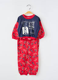 Pyjama resserrée sur le bas rouge GERARD FURNON garcon