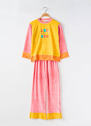 Pyjama rose TITI DE LA LUNE pour fille