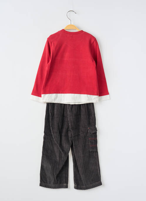 Ensemble pantalon rouge COUDEMAIL pour fille