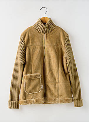 Veste casual coupe droite beige ATTITUDE fille