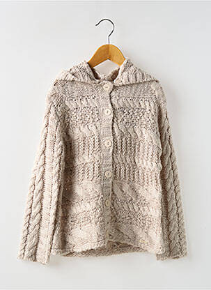 Gilet manches longues manches longues beige MAYORAL fille
