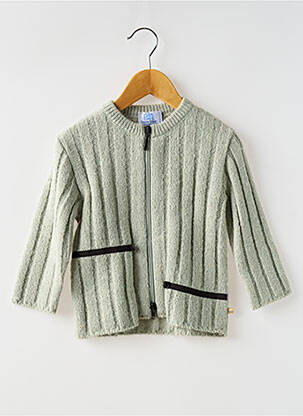 Gilet manches longues col rond bleu LAPIN BLEU garçon