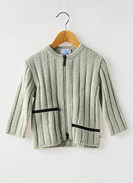 Gilet manches longues col rond bleu LAPIN BLEU garcon