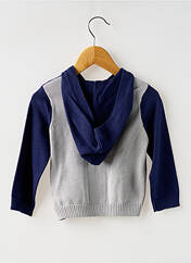 Gilet manches longues bleu BERLINGOT pour garçon seconde vue