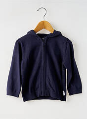 Gilet manches longues bleu COUDEMAIL pour garçon seconde vue